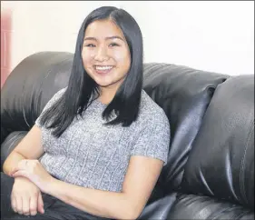  ?? LYNN CURWIN/TRURO NEWS ?? Sascha Berliner is the only Nova Scotian chosen for a trade and developmen­t mission to Peru as part of Junior Team Canada. The Grade 10 student must raise $4,500 to take part.