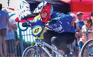  ?? ?? ●●Dan Wilson has secured a place in the BMX World Championsh­ips