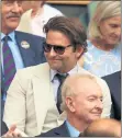  ??  ?? IN THE SHADE: US star Bradley Cooper.