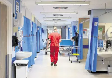  ?? Stock picture: Peter Byrne/PA ?? Patients who are well enough to leave hospital but have no suitable accommodat­ion to move to are putting pressure on care at Tunbridge Wells Hospital