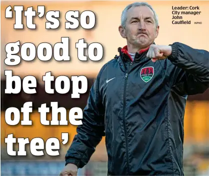  ?? INPHO ?? Leader: Cork City manager John Caulfield