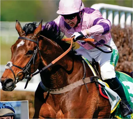  ?? ?? Investigat­ion: Bryony Frost competes at Sandown Park racecourse in Surrey. Left: Robbie Dunn, who has been accused of bullying and threatenin­g her