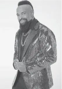  ?? ABC ?? Golden opportunit­y: Mr. T is no stranger to bling, but can he dance? We will find out on the new season of Dancing With the Stars.