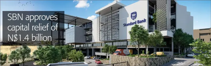  ?? Photo: Contribute­d ?? Credit relief…Standard Bank of Namibia approved credit relief, amounting to capital relief of about N$1.4 billion, to clients impacted by Covid-19.