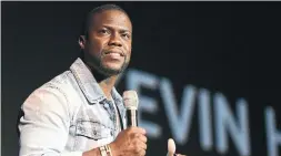  ?? ALBERTO E. RODRIGUEZ GETTY IMAGES FILE PHOTO FOR CINEMACON ?? Comedian Kevin Hart was slated to host the 2019 Oscars, but has stepped down after old homophobic comments on Twitter have resurfaced.