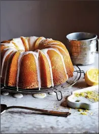  ?? Courtesy of Oxmoor House/Iain Bagwell ?? Lemon Yogurt Pound Cake