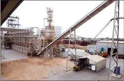  ?? ETHAN HYMAN/THE NEWS AND OBSERVER ?? The Enviva plant in Northampto­n County, North Carolina is seen in this photo taken Tuesday, September 3, 2019. Enviva is the world's largest producer of wood pellets.