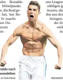  ?? FOTO: ACTION PRESS ?? Cristiano Ronaldo nach
seinem verwandelt­en Elfmeter.