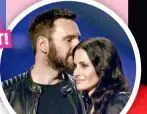  ?? ?? Love is indeed in the air! Courteney Cox and her musician boyfriend, Johnny Mcdaid, made a rare public appearance at the BRIT Awards. The cute couple even took to the stage to present together.