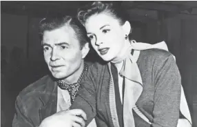  ?? WARNER BROS. PICTURES ?? Esther (Judy Garland) goes places with the help of famous actor Norman (James Mason) in 1954's “A Star Is Born.”