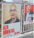  ?? FOTO: MÜLLER ?? Wahlplakat­e der SPD.