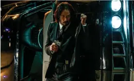  ?? Photograph: Album/Alamy ?? Keanu Reeves in John Wick: Chapter 4. ‘Recognitio­n for stunt performers is undoubtedl­y a good thing.’