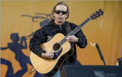  ?? ASSOCIATED PRESS FILE ?? Tim Reynolds performs at the New Orleans Jazz and Heritage Festival in May 2017 in New Orleans. On Nov. 10, he’ll be at the Grog Shop in Cleveland Heights with the band TR3. Get show info at 216-321-5588 or grogshop.gs.