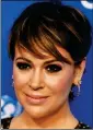  ?? ASSOCIATED PRESS ?? IN THIS JAN. 12, 2016, FILE PHOTO, Alyssa Milano arrives at the Sixth Biennial UNICEF Ball in Beverly Hills, Calif.