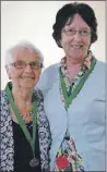  ?? SUBMITTED PHOTO ?? Blanche Vatcher, left, and Doreen Rowe won the duplicate bridge gold medals during the Vogue Optical P.E.I. 55+ Summer Games.