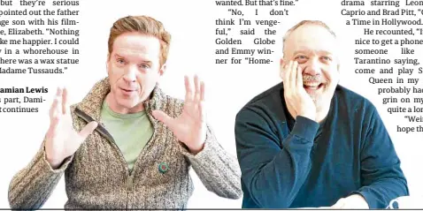  ?? Giamatti —RUBEN V. NEPALES Damian Lewis ?? Lewis —RUBEN V. NEPALES