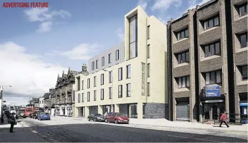  ??  ?? The developmen­t proposed for Academy Street in Inverness