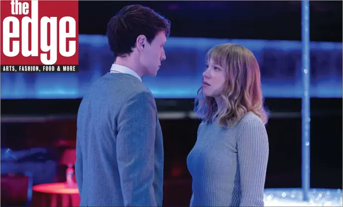  ?? PHOTO COURTESY SIDESHOW-JANUS FILMS ?? Léa Seydoux (right) and George MacKay in a scene from the sci-fi romance “The Beast.”