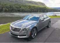  ?? STAFF PHOTO BY MARK KENNEDY ?? The Cadillac CT6 has an optional semi-autonomous driving system.
