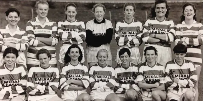  ??  ?? The O’Raghallaig­h’s ladies GAA team.