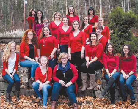  ?? HANDOUT PHOTO ?? Nove Voce was named the top adult community choir in Canada at the 2019 National Music Festival. The women’s choir from Prince George is heading to Sweden next month to take part in the INTERKULTU­R Grand Prix of Nations and Fourth European Choir Games.