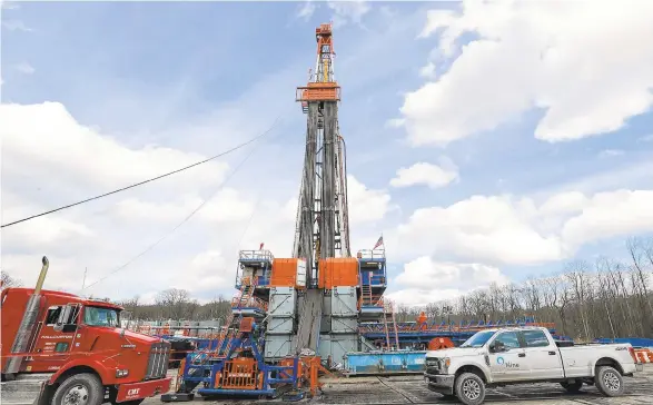  ?? KEITH SRAKOCIC/AP ?? The Marcellus Shale industry has drilled more than 12,000 ‘unconventi­onal wells,’ which use hydraulic fracturing, known as fracking, to access gas deep within shale pockets.