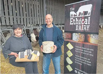  ?? Picture: Ian Findlay. ?? Wilma and David Finlay run Rainton Farm, home to the innovative Ethical Dairy.