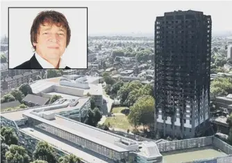  ??  ?? Grenfell Tower block and, inset, Gentoo chief executive John Craggs.