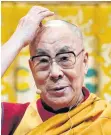  ?? EPA ?? The Tibetean’s exiled spiritual leader, the Dalai Lama, pictured earlier this year.