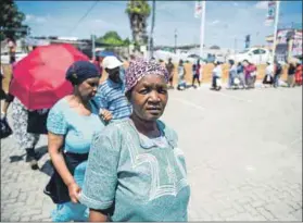  ??  ?? Targeting inequality: Women queuing to collect their social grants in Alexandra, Johannesbu­rg. Photo: Delwyn Verasamy