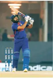  ?? ?? Top gun: Rohit Sharma has become the top-scorer against the West Indies in T20 internatio­nals.