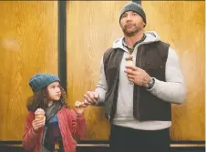  ?? ELEVATION PICTURES ?? Chloe Coleman, left, and Dave Bautista star in My Spy, a bland take on the standard tough-guy-meets-kid genre.