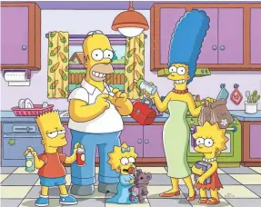  ?? PHOTOS BY FOX ?? “The Simpsons” writer Mike Reiss takes readers on a tour of his TV family and town in his new book, “Springfiel­d Confidenti­al.”