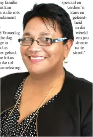  ??  ?? Rosina Ruiters, onderburge­meester van die Garden Route-distriksmu­nisipalite­it.