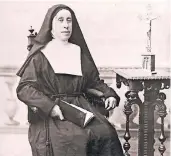  ?? FOTO: ARCHIV ?? Schwester Maria von den Aposteln in Salvatoria­nerinnen-Tracht