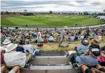  ?? BRADEN FASTIER/STUFF ?? Nelson Cricket has pitched Saxton Oval as a venue for internatio­nal one-day and T20 fixtures this summer.