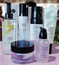  ?? Picture by nik Hariff Hassan ?? Kuala Lumpur-based Tres Lala is inspired by Korean beauty and skincare routines.
