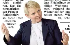  ?? Foto: Zwefo ?? Stadträtin Sandra Frauenberg­er. Für sie gilt das Wort Häupls.