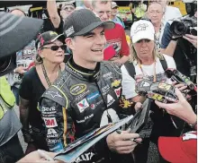 ?? ANDREW ULOZA TNS ?? While enjoying retirement, former NASCAR driver Jeff Gordon is considerin­g getting back behind the wheel for a truck series race.