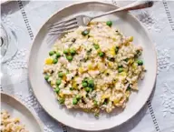  ?? ?? There’s plenty of hidden veg in this decadent risotto from Gino's Italian Family Adventure