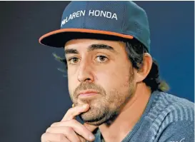  ?? FOTO: AFP ?? El piloto español Fernando Alonso