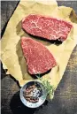  ??  ?? If salting your steak, do it at least an hour before cooking