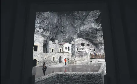  ?? ?? A view of Sümela Monastery, in Trabzon, northern Turkey, July 1, 2022.