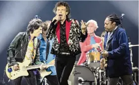  ?? AL DIAZ adiaz@miamiheral­d.com ?? Mick Jagger and the Rolling Stones perform at the Hard Rock Stadium in Miami Gardens on August 30, 2019.
