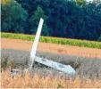  ?? Foto: Wilhelm Schmid ?? Dieses Flugzeug stürzte nahe Weißenhorn ab.