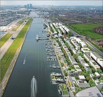  ??  ?? Eastern aye: China is investing in the Royal Albert Docks project, set to be the capital’s next business district