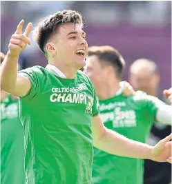  ?? Picture: SNS. ?? Kieran Tierney’s career at Celtic continues on an upward curve.