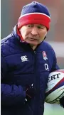  ??  ?? HONEST: England coach Eddie Jones