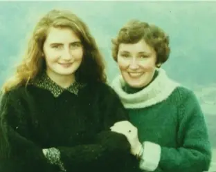  ??  ?? Annie McCarrick and her mother Nancy