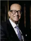  ??  ?? Li Ka-shing